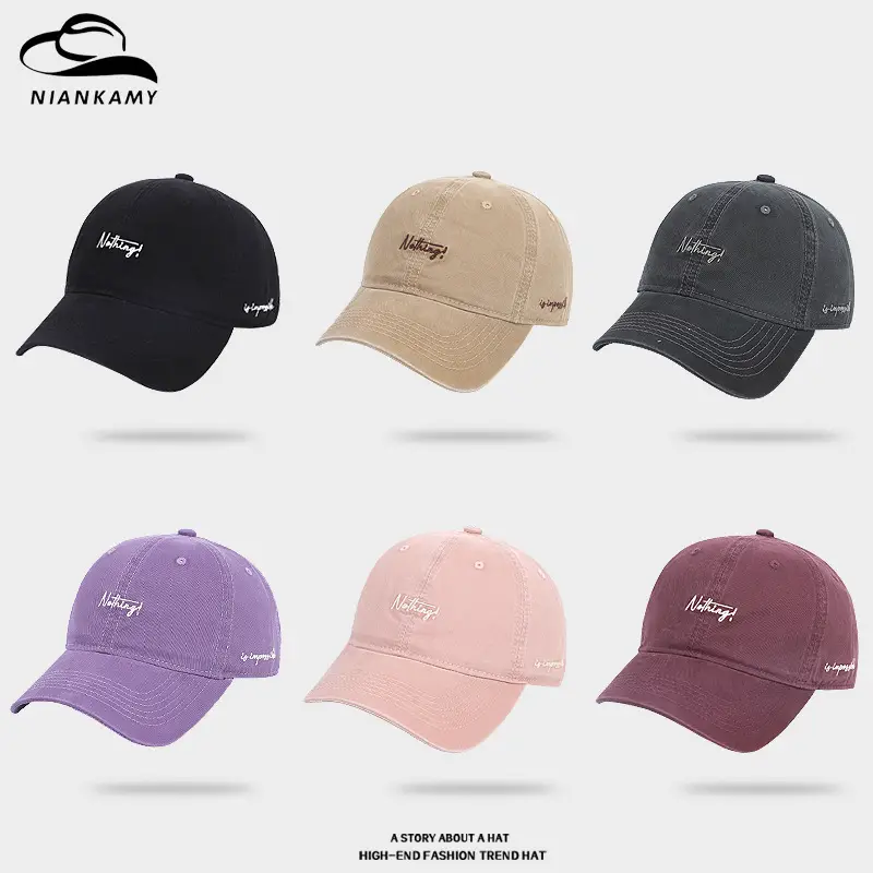 Korean Embroidered Baseball Cap for Men Women - Image 7