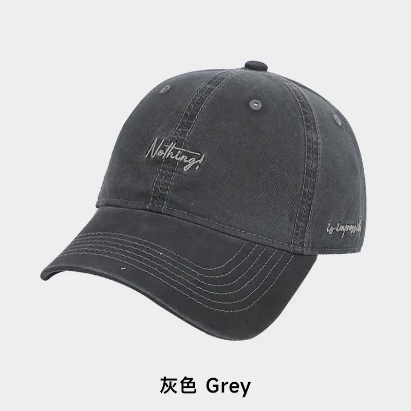 Korean Embroidered Baseball Cap for Men Women - Image 4