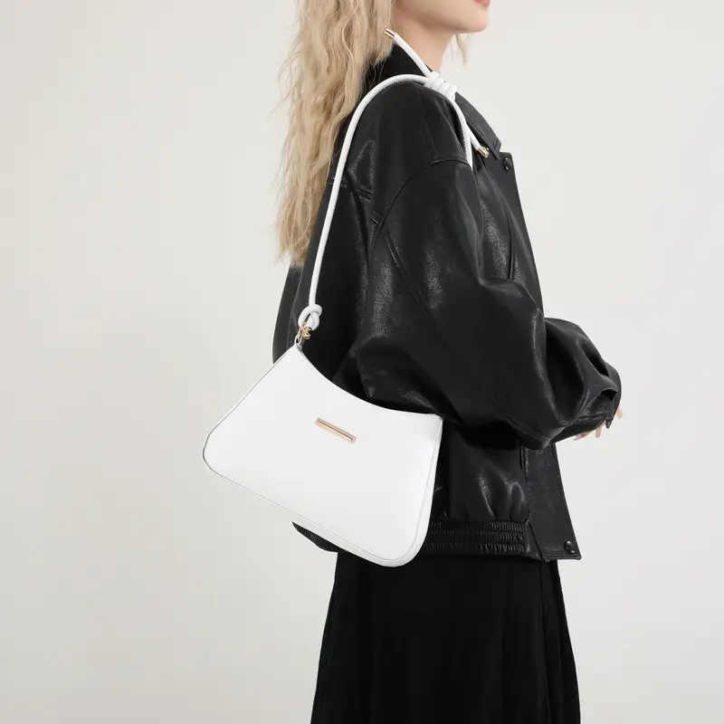Women's Brown Leather Shoulder Bag 2024 New Style - Image 6