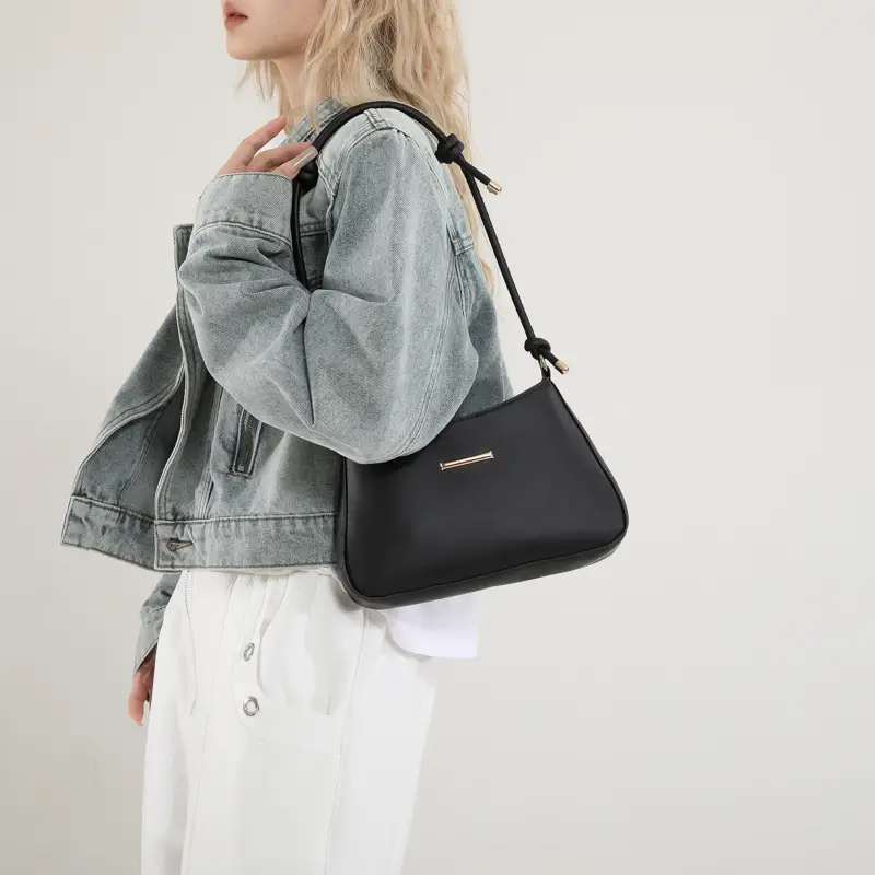 Women's Brown Leather Shoulder Bag 2024 New Style - Image 7