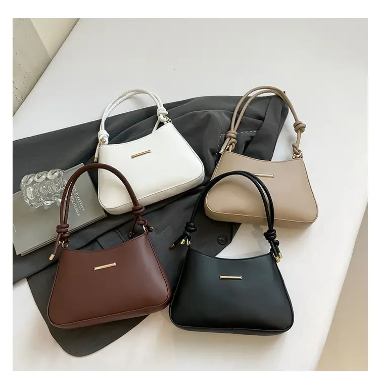 Women's Brown Leather Shoulder Bag 2024 New Style — feature 10
