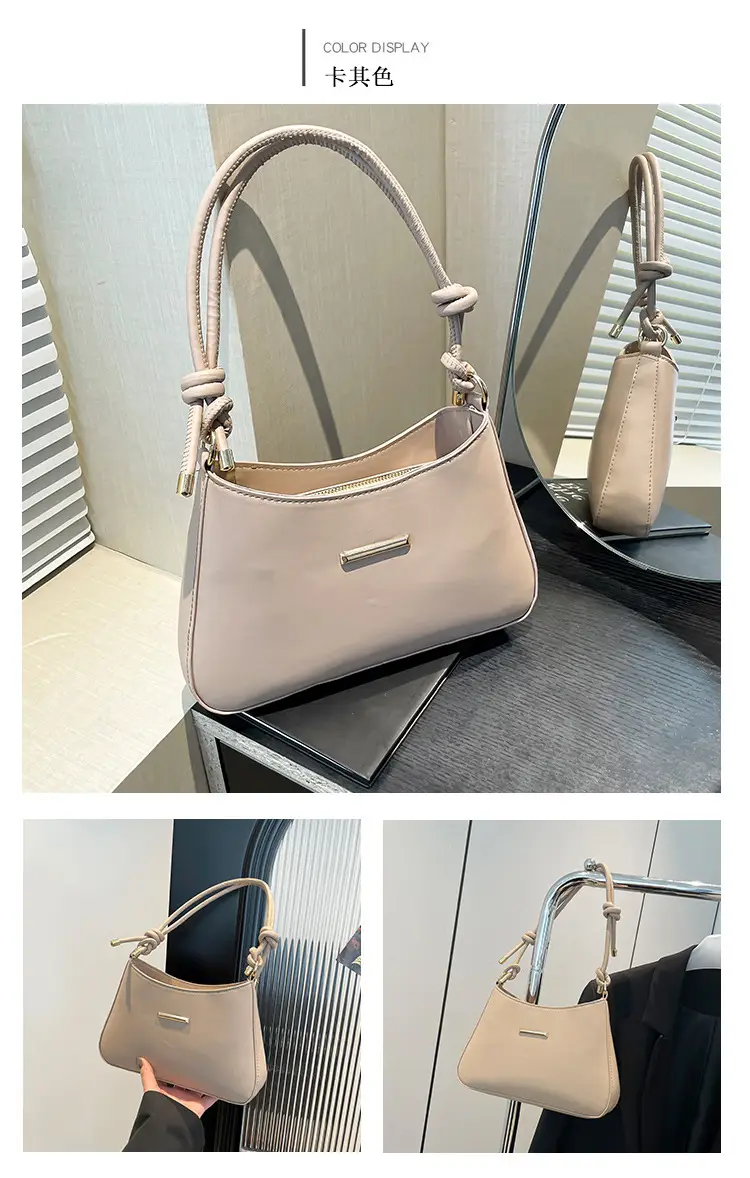Women's Brown Leather Shoulder Bag 2024 New Style — feature 13