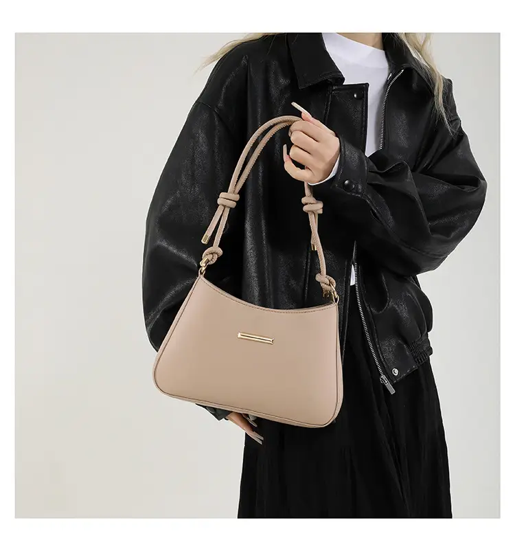 Women's Brown Leather Shoulder Bag 2024 New Style — feature 18