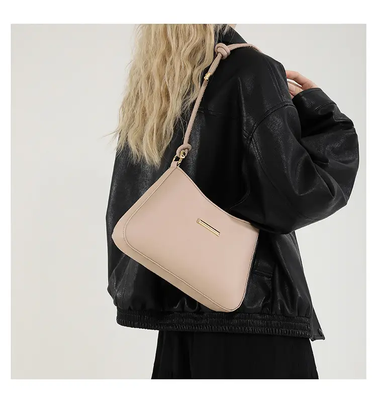 Women's Brown Leather Shoulder Bag 2024 New Style — feature 20