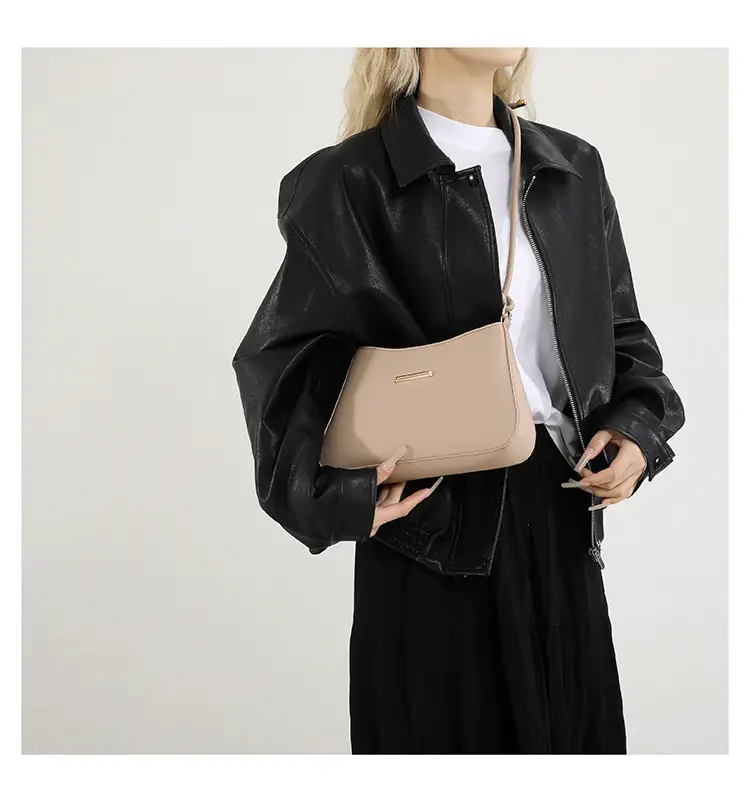 Women's Brown Leather Shoulder Bag 2024 New Style — feature 21