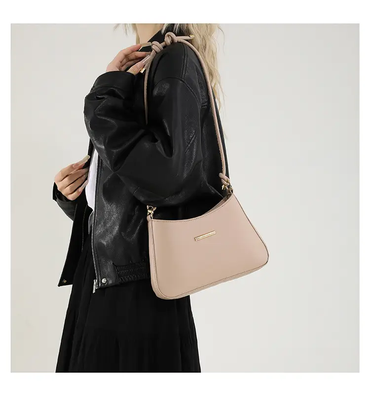 Women's Brown Leather Shoulder Bag 2024 New Style — feature 22