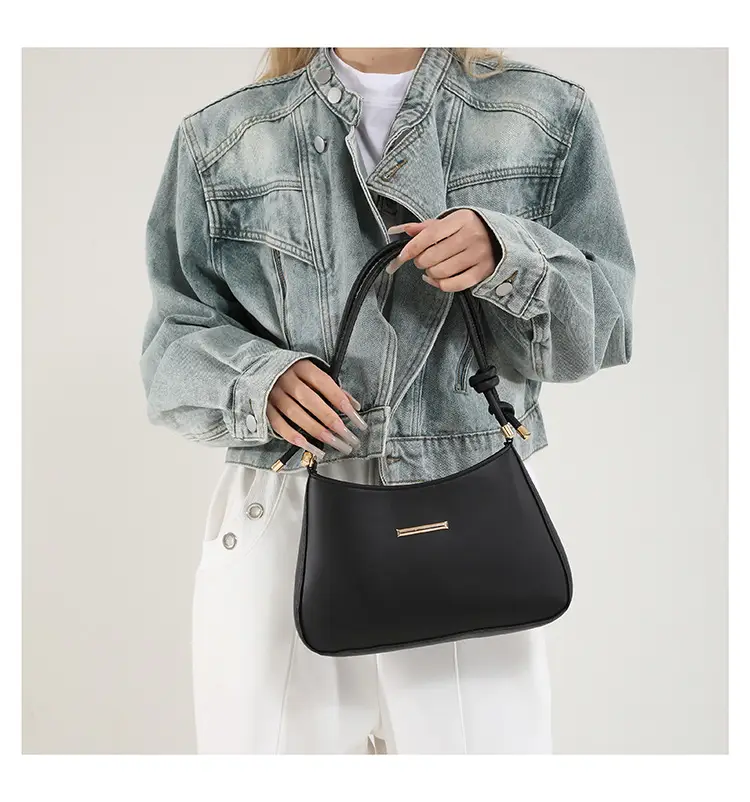 Women's Brown Leather Shoulder Bag 2024 New Style — feature 23