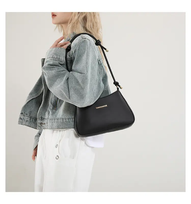 Women's Brown Leather Shoulder Bag 2024 New Style — feature 24