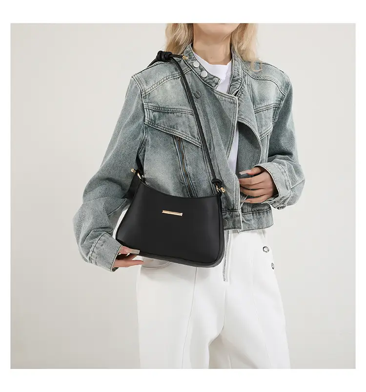 Women's Brown Leather Shoulder Bag 2024 New Style — feature 27