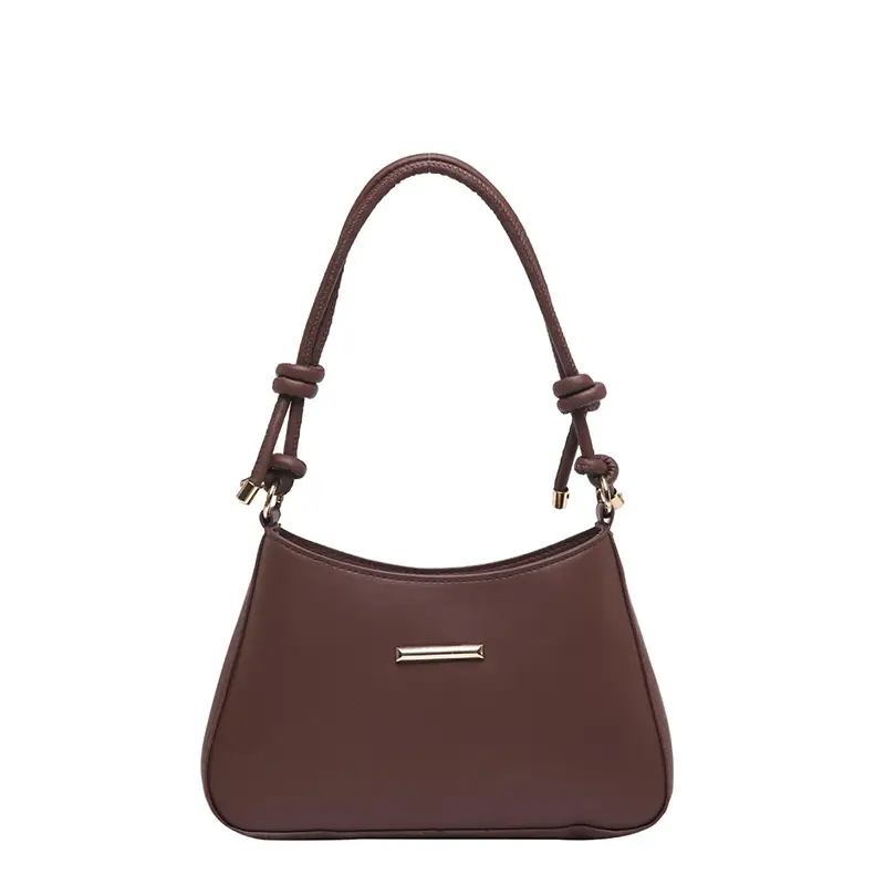 Women's Brown Leather Shoulder Bag 2024 New Style - Image 4
