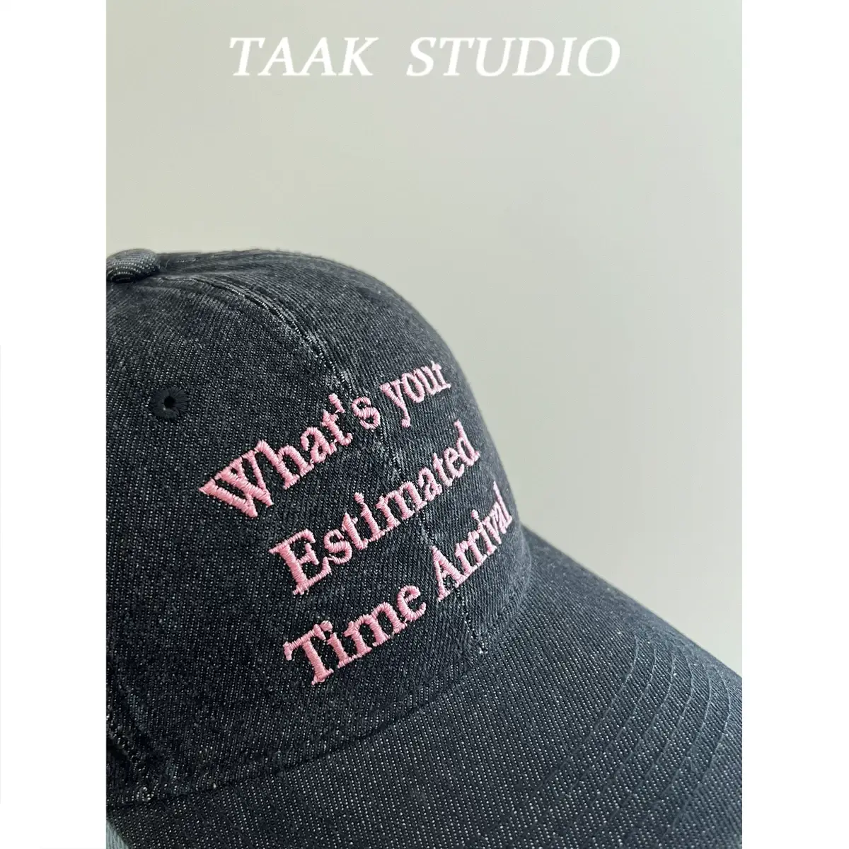 Retro Wash Denim Cap Women Spring Summer Face Large — feature 5