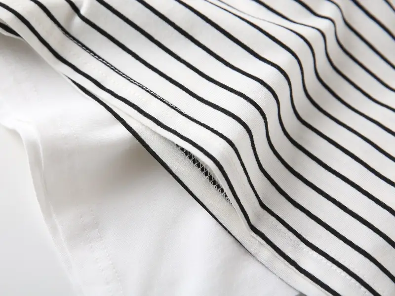 Boys White Cotton Polo Shirt with Blue Trim — feature 9