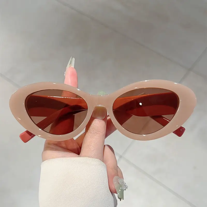 Korean Style Cat's Eye Sunglasses White Small Frame