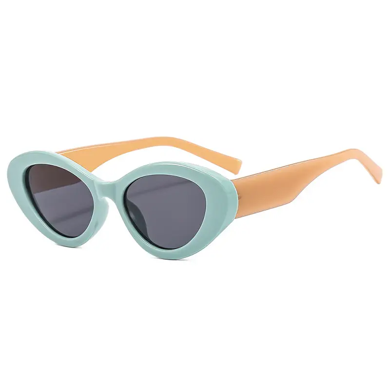 Korean Style Cat's Eye Sunglasses White Small Frame