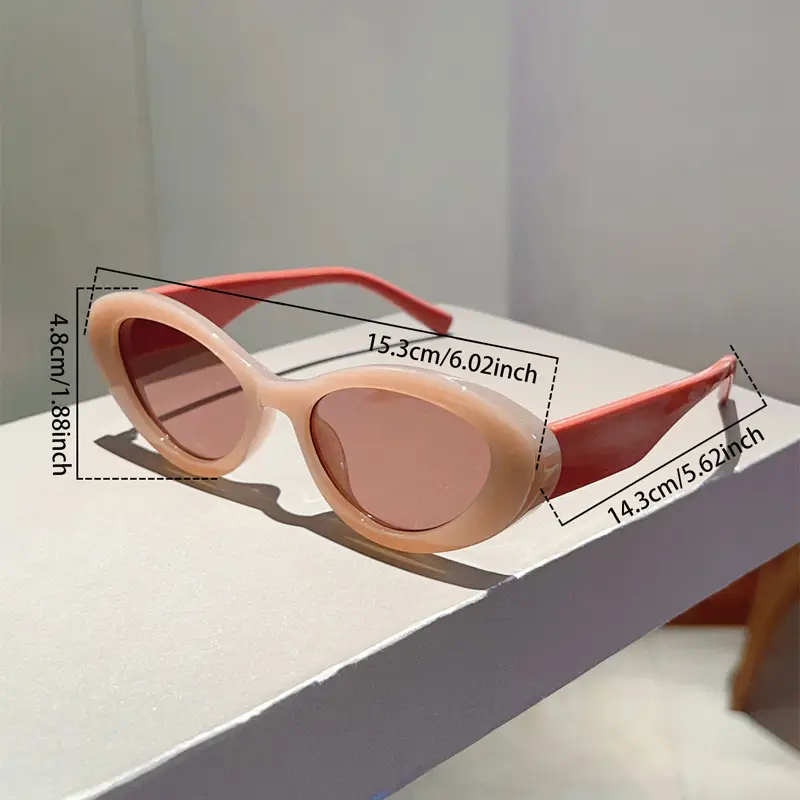 Korean Style Cat's Eye Sunglasses White Small Frame — feature 10