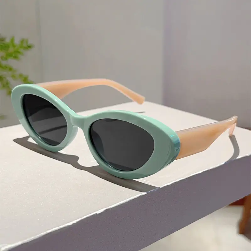 Korean Style Cat's Eye Sunglasses White Small Frame — feature 16