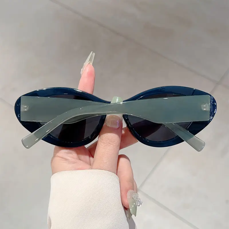 Korean Style Cat's Eye Sunglasses White Small Frame — feature 8