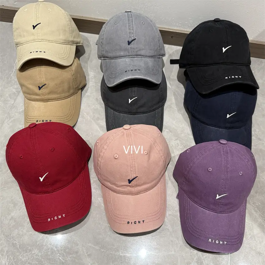 Korean Embroidered Baseball Cap Women Tan 2025 — feature 2
