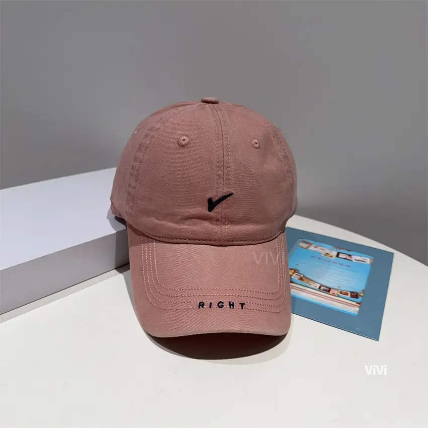 Korean Embroidered Baseball Cap Women Tan 2025 - Image 3