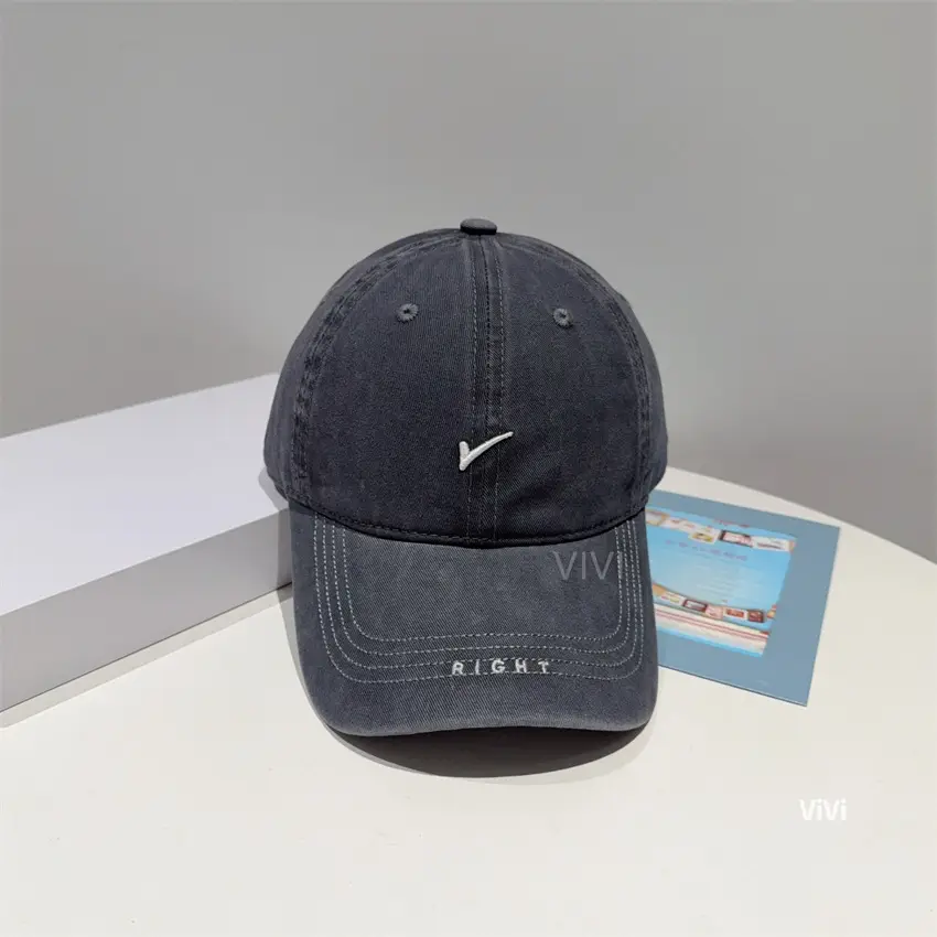 Korean Embroidered Baseball Cap Women Tan 2025 - Image 5