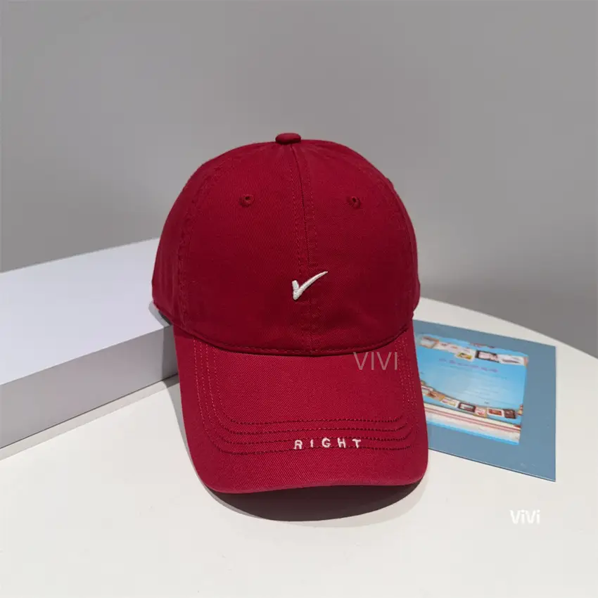 Korean Embroidered Baseball Cap Women Tan 2025 - Image 6