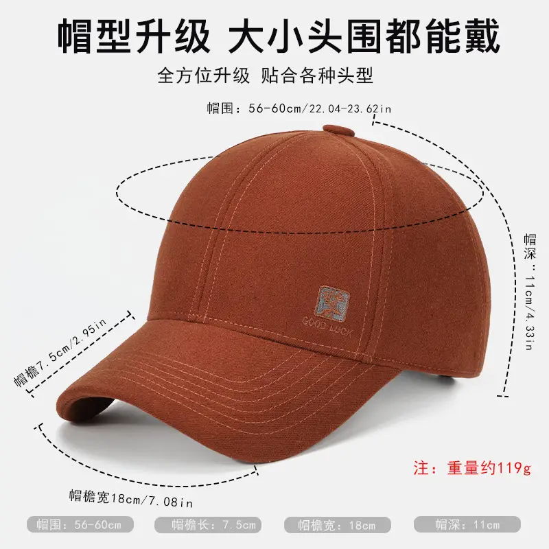 Four Seasons New Baseball Cap Navy Blue Embroidered Outdoor Sun Hat - Image 6