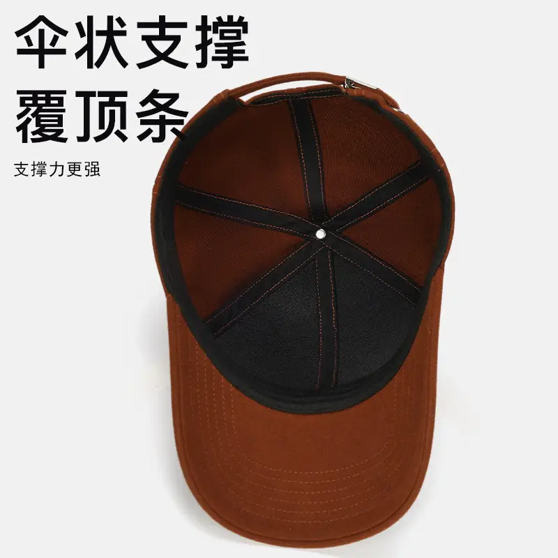 Four Seasons New Baseball Cap Navy Blue Embroidered Outdoor Sun Hat - Image 7