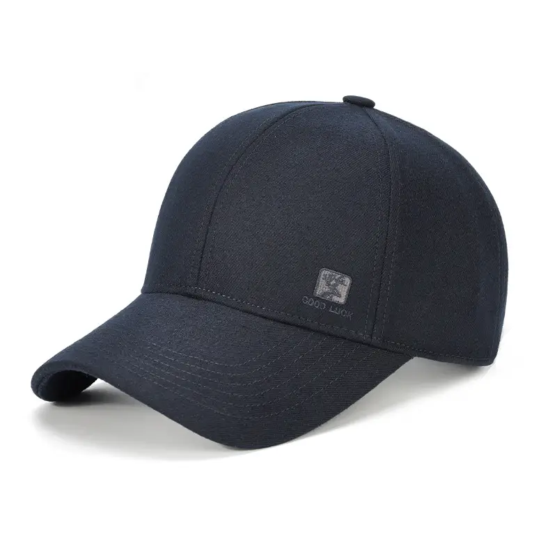 Four Seasons New Baseball Cap Navy Blue Embroidered Outdoor Sun Hat - Image 9