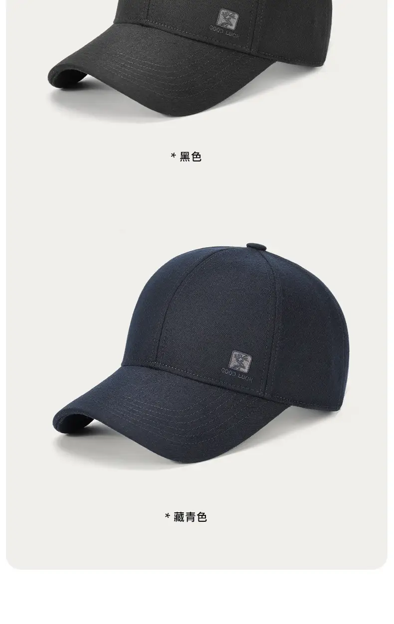 Four Seasons New Baseball Cap Navy Blue Embroidered Outdoor Sun Hat — feature 11