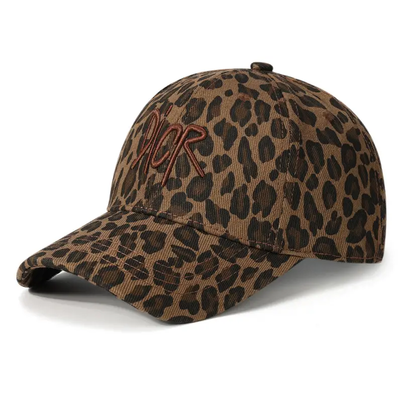Leopard Print Kids Sun Hat with Soft Cotton Trim - Image 2