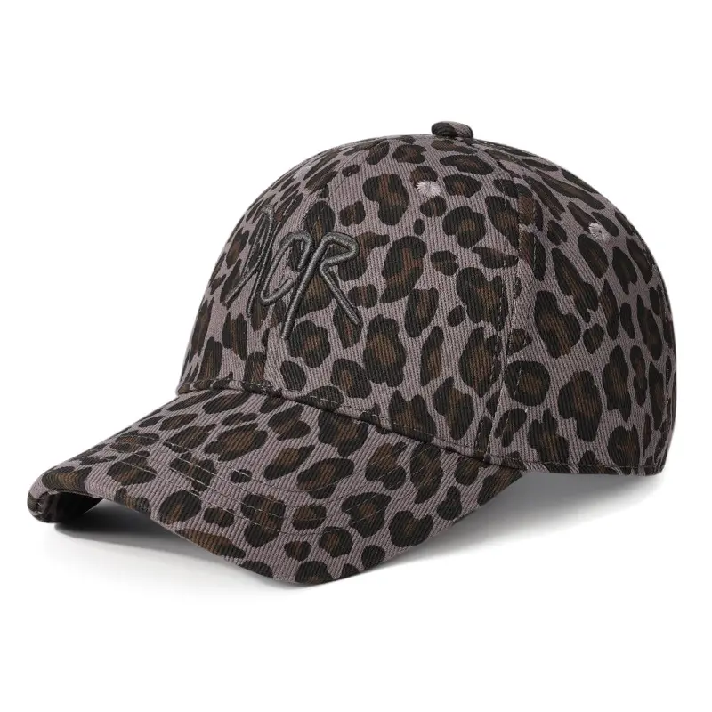 Leopard Print Kids Sun Hat with Soft Cotton Trim - Image 3