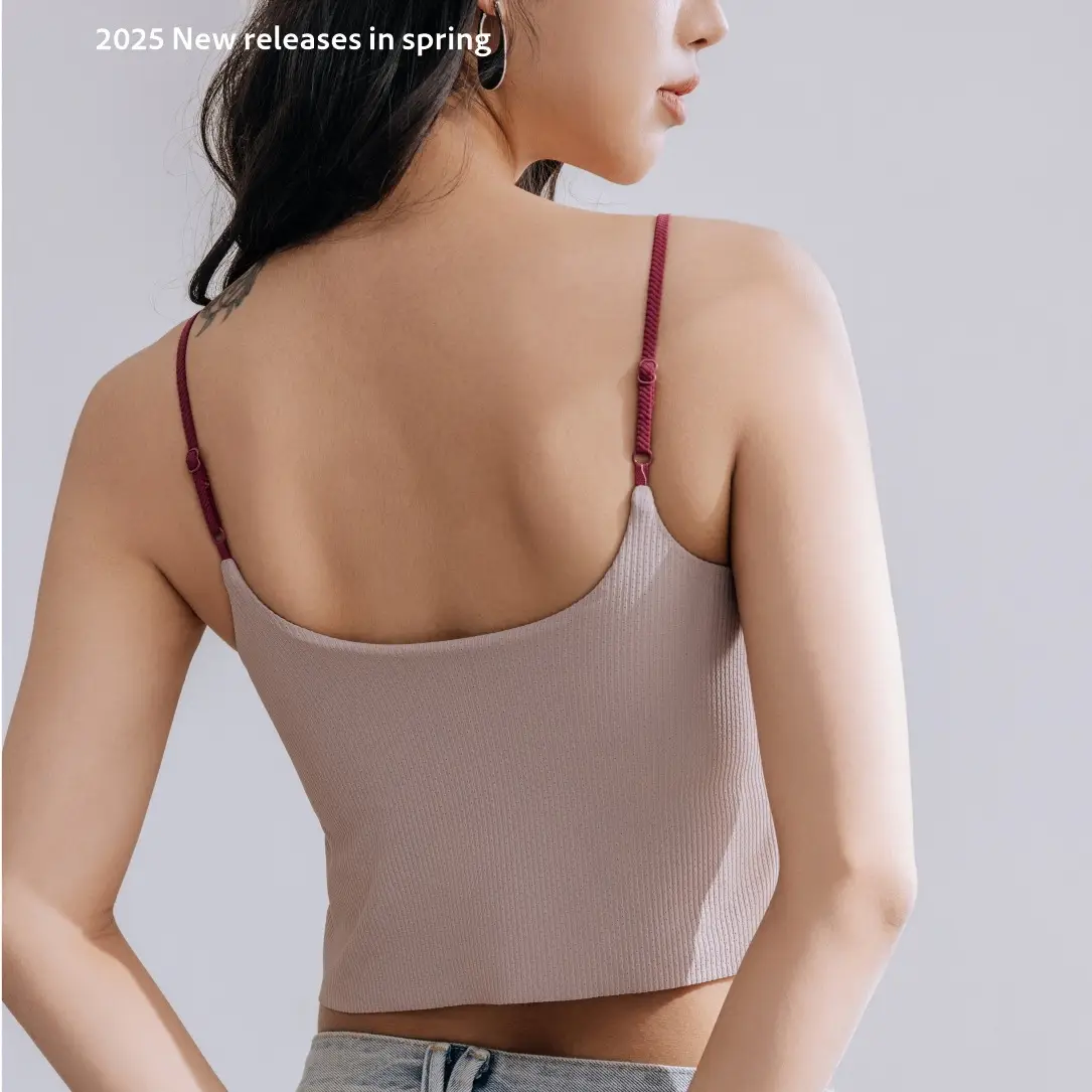 2025 Spring Underwear Women Sexy Sling Bra Outer Wear