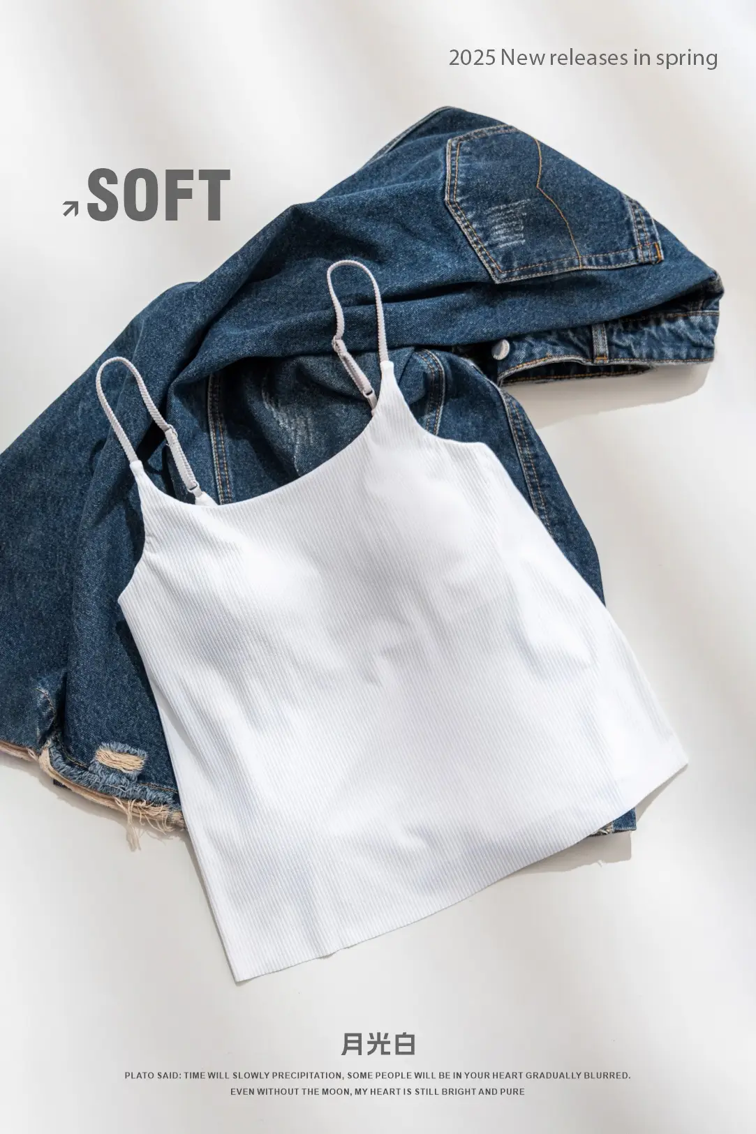 2025 Spring Underwear Women Sexy Sling Bra Outer Wear