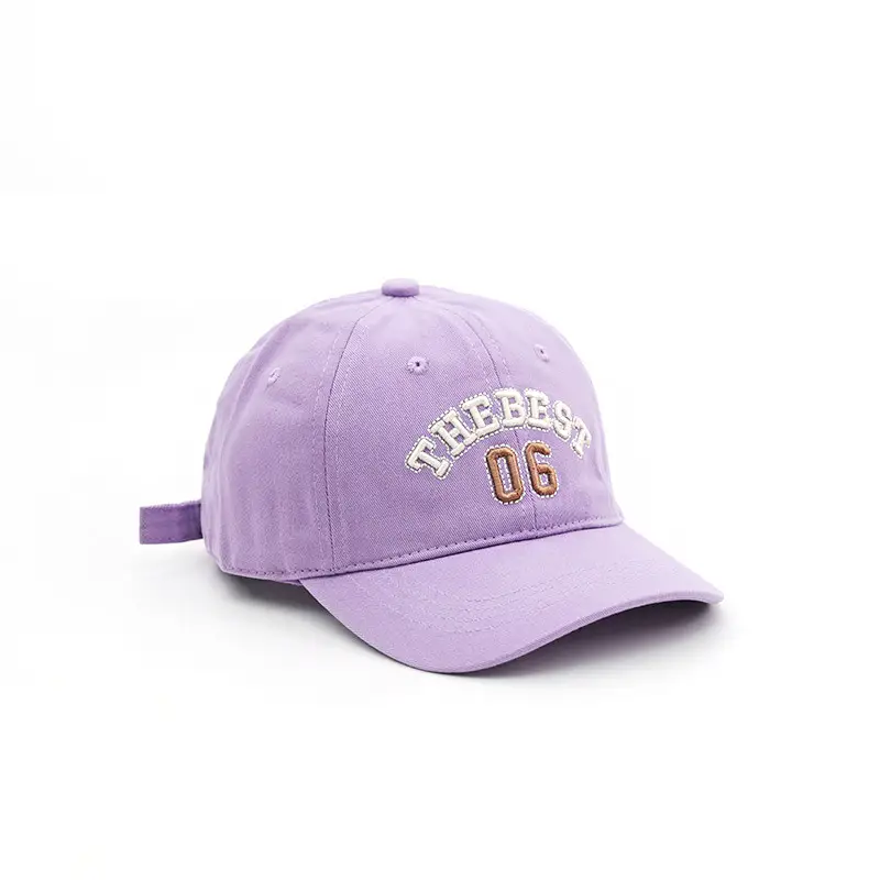 Cotton Embroidered Cap for Boys Girls Black 06 - Image 4