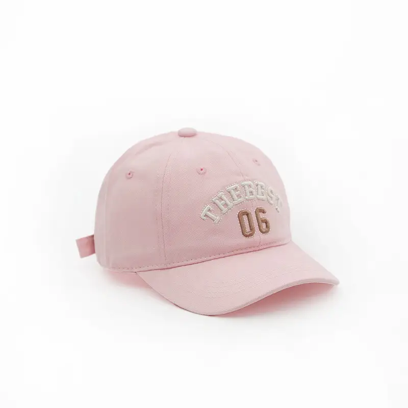 Cotton Embroidered Cap for Boys Girls Black 06 - Image 5