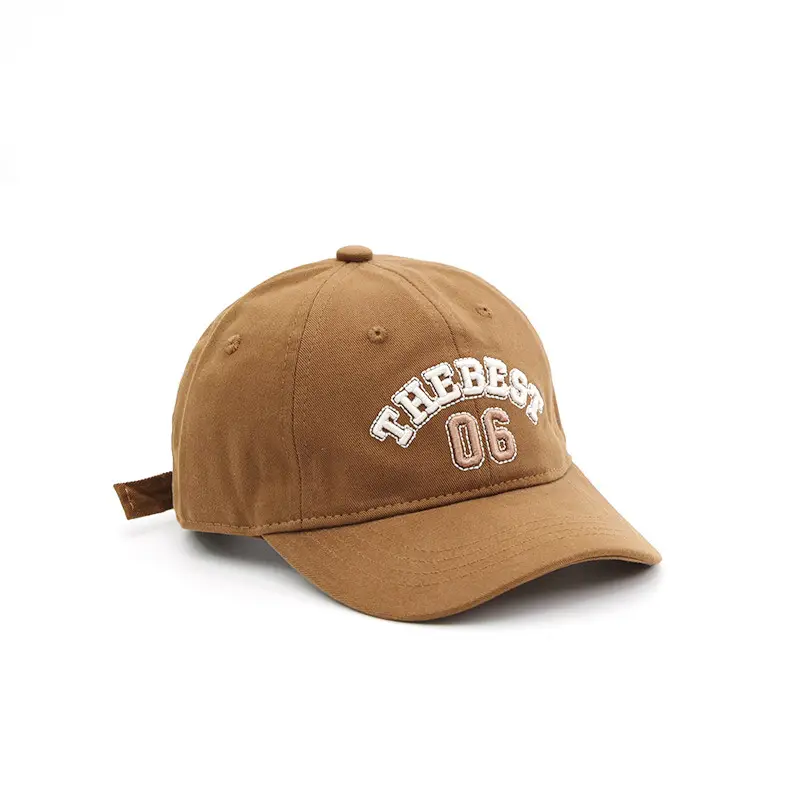 Cotton Embroidered Cap for Boys Girls Black 06 - Image 6
