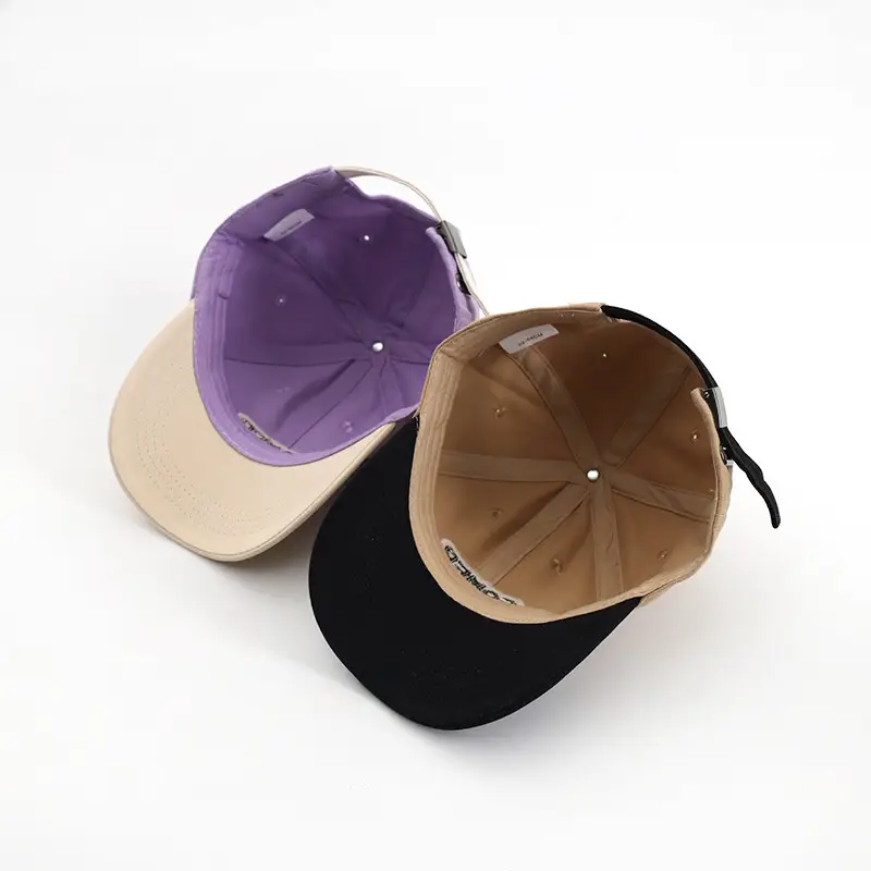 Kids 3D Embroidered Cap Purple Black Brown Sunshade - Image 8