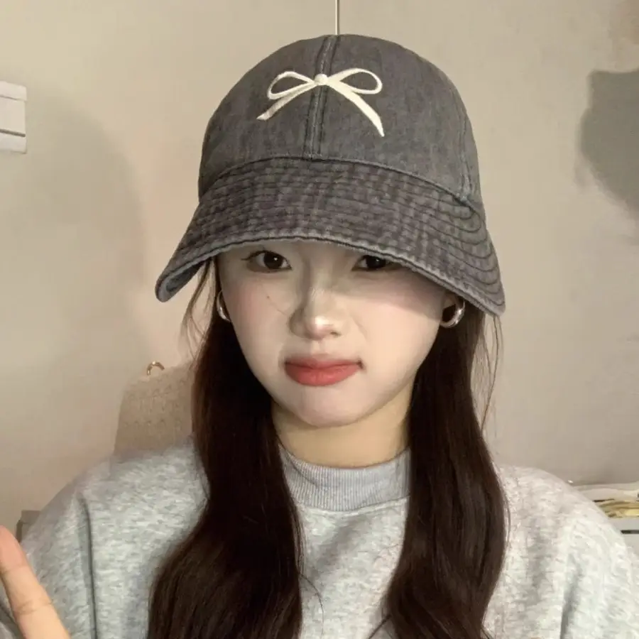 Ins Han Style Sun Hat with Bow Cap - Image 5