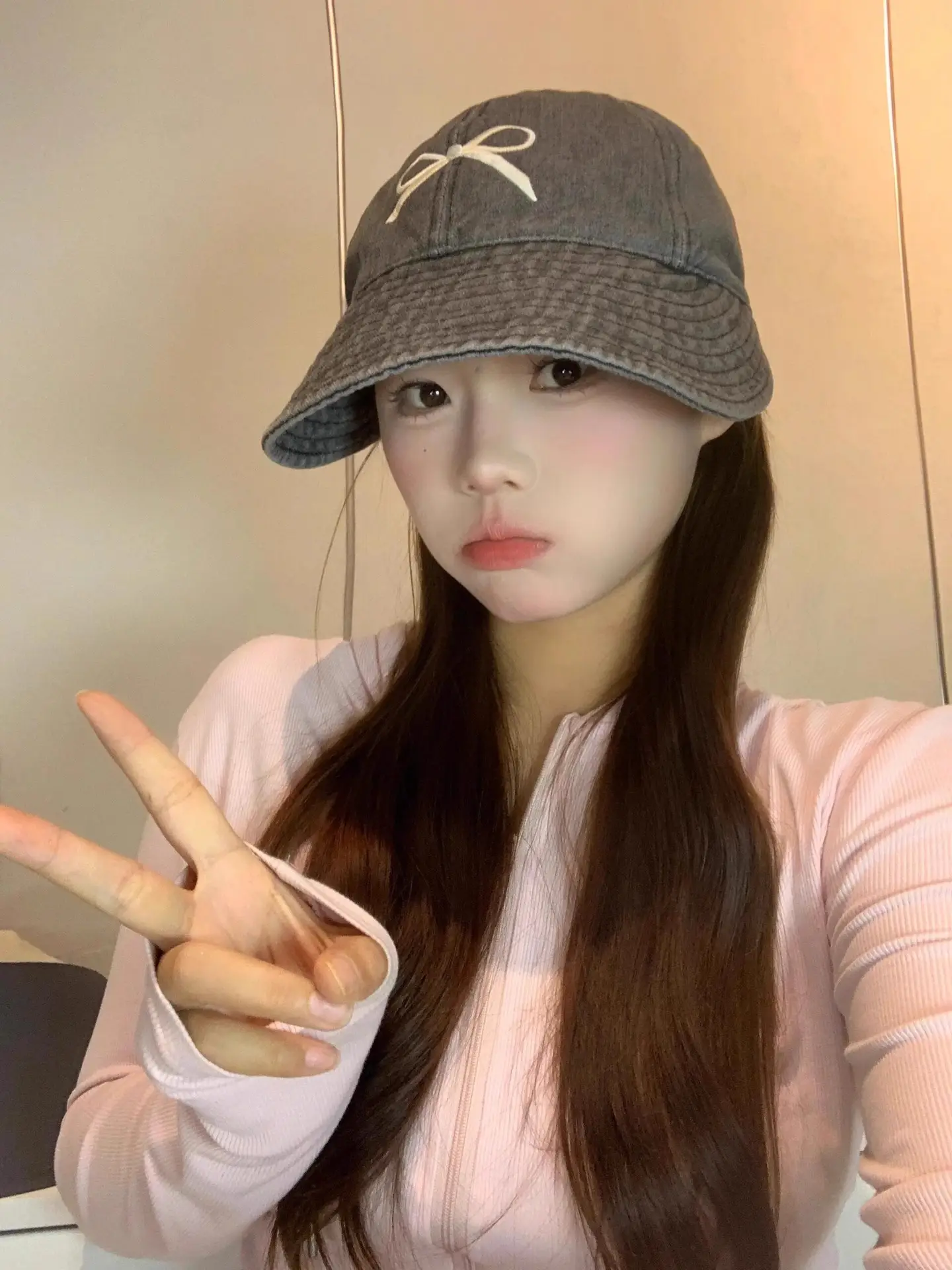 Ins Han Style Sun Hat with Bow Cap — feature 23