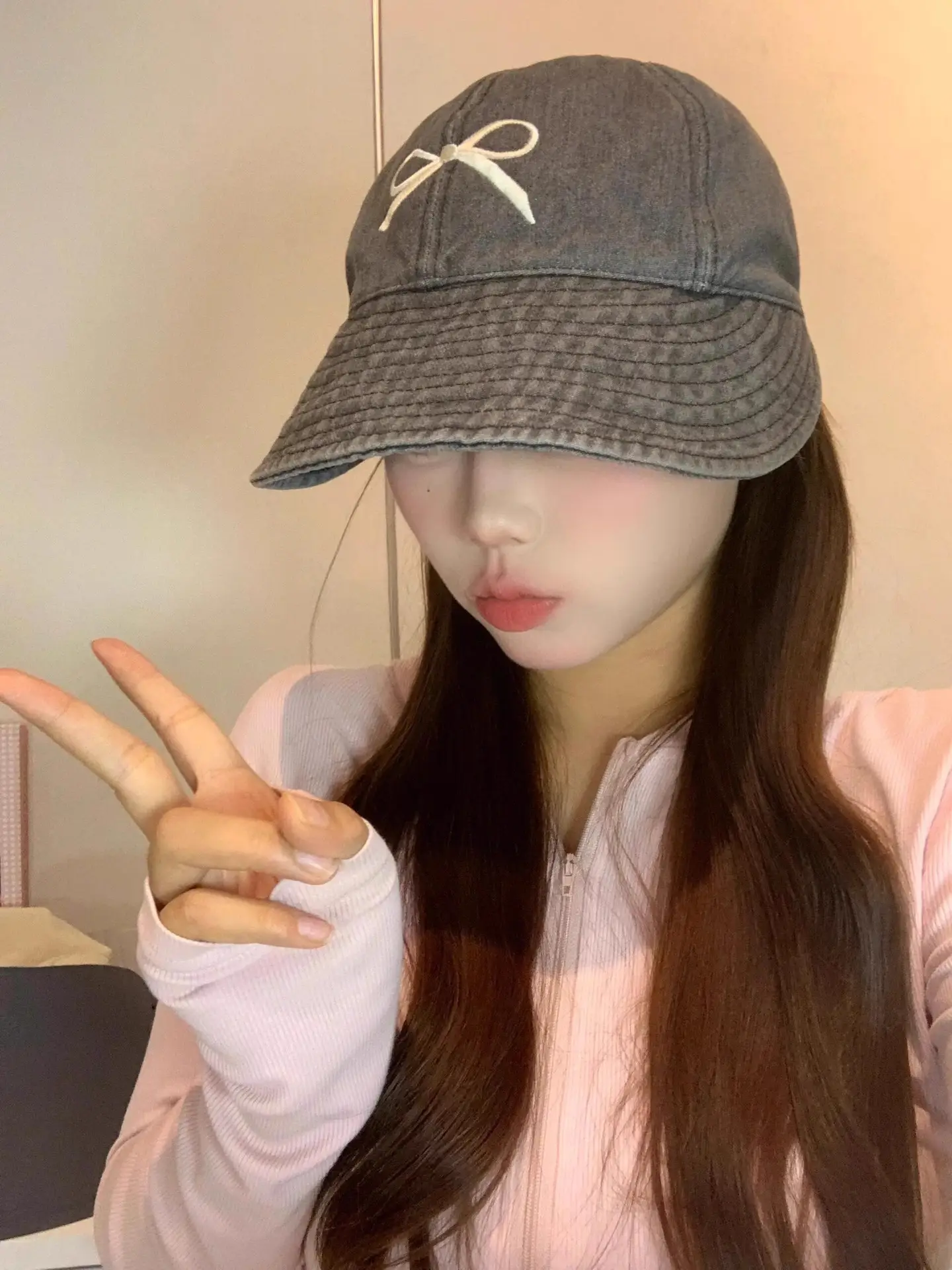 Ins Han Style Sun Hat with Bow Cap — feature 25