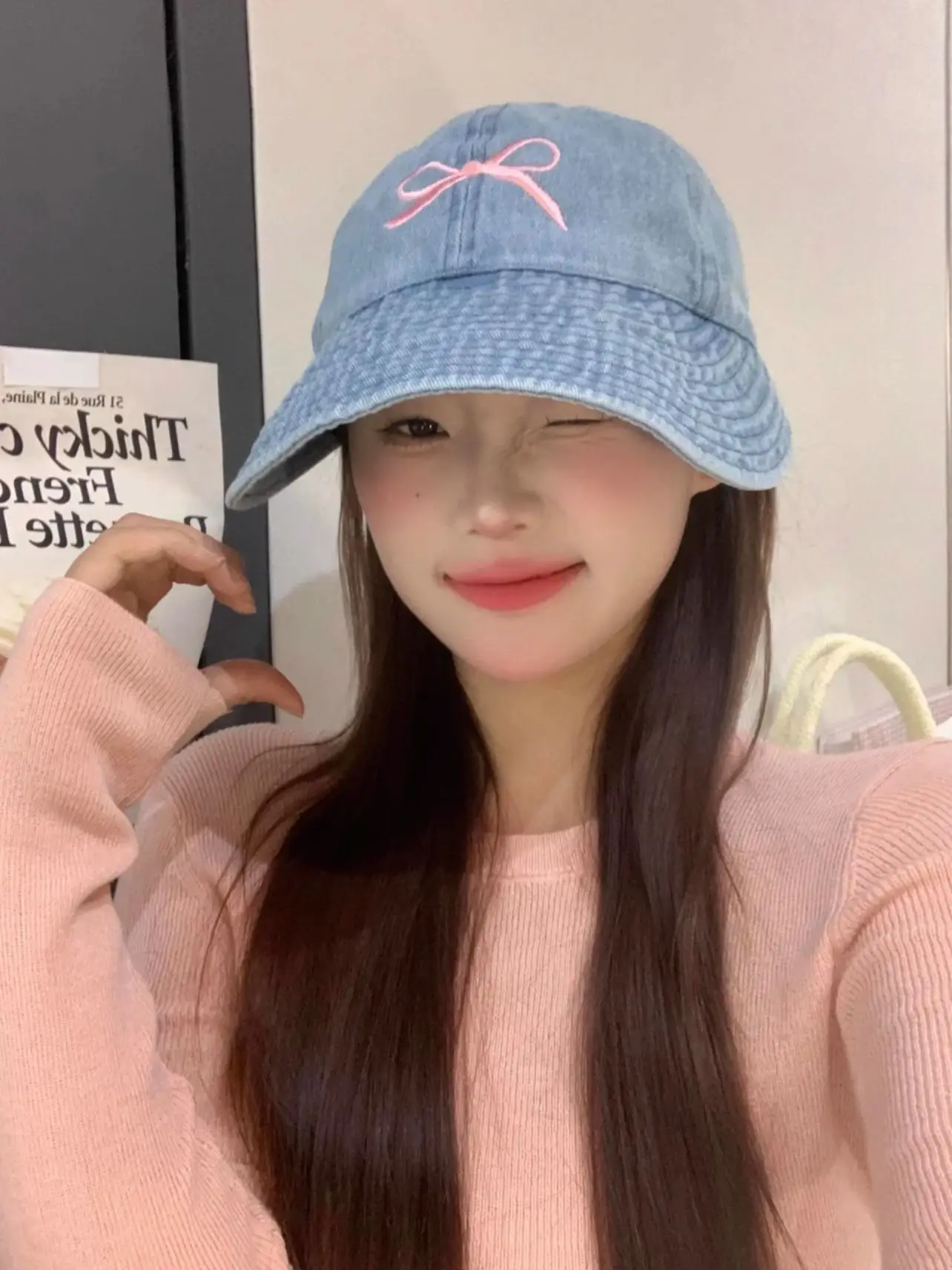 Ins Han Style Sun Hat with Bow Cap — feature 27