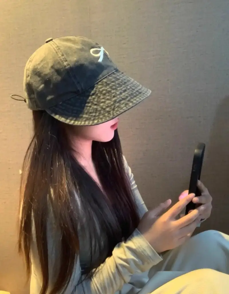Ins Han Style Sun Hat with Bow Cap — feature 3