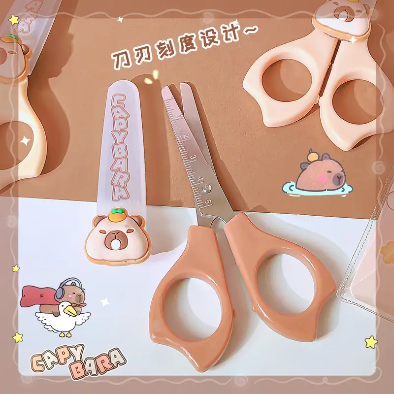 Caphibala Safety Scissors Round Head Small Size Stainless Steel — feature 10