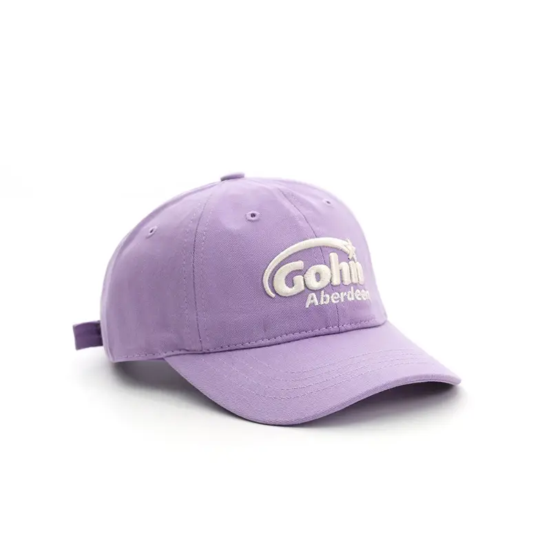 Gohi Embroidered Cap Men Blue Purple Brown Black Strap - Image 7