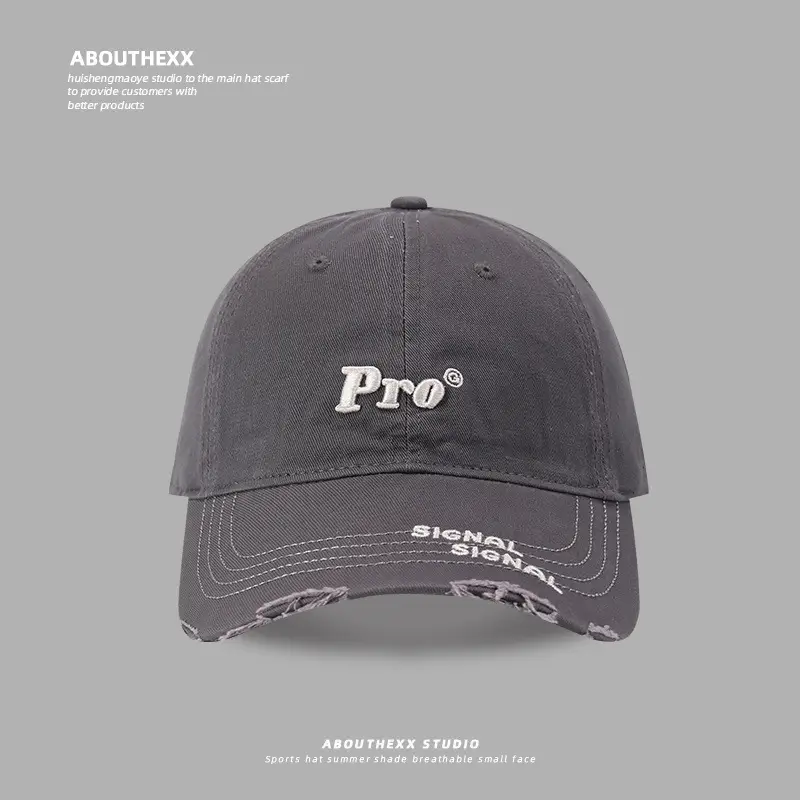 Women Letter Embroidered Baseball Cap White Pro Design - Image 5