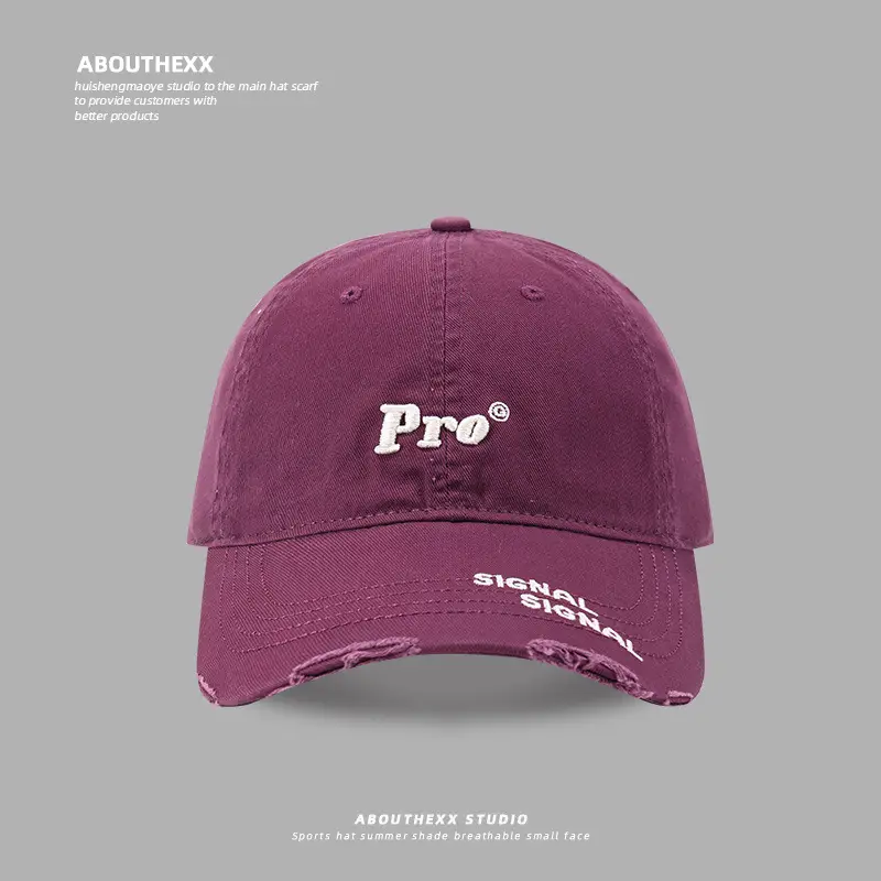 Women Letter Embroidered Baseball Cap White Pro Design - Image 6