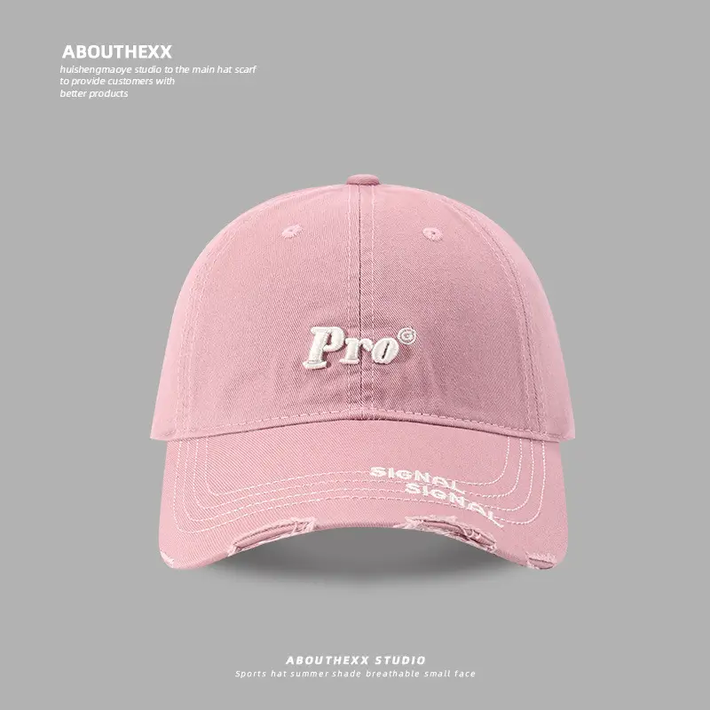 Women Letter Embroidered Baseball Cap White Pro Design - Image 8