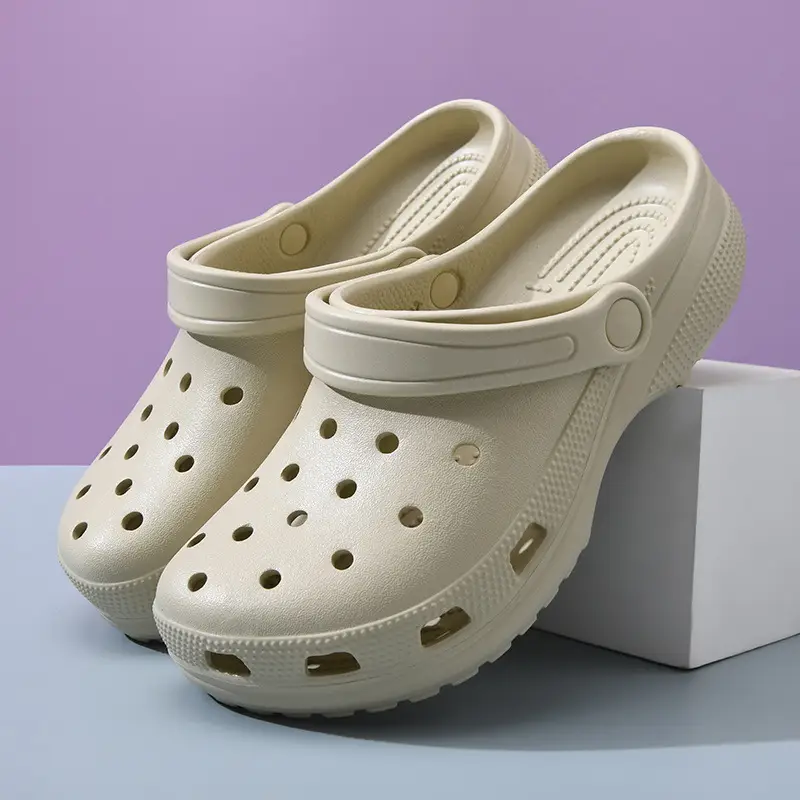 Unlabeled Star Summer Eva Casual Croc Shoes Women's Anti-Slip Outer Slippers Increased Deodorant Outdoor Couple Sandals - Image 12