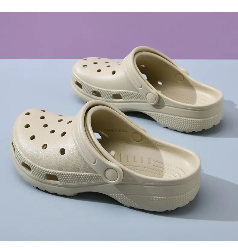 Unlabeled Star Summer Eva Casual Croc Shoes Women's Anti-Slip Outer Slippers Increased Deodorant Outdoor Couple Sandals — feature 17