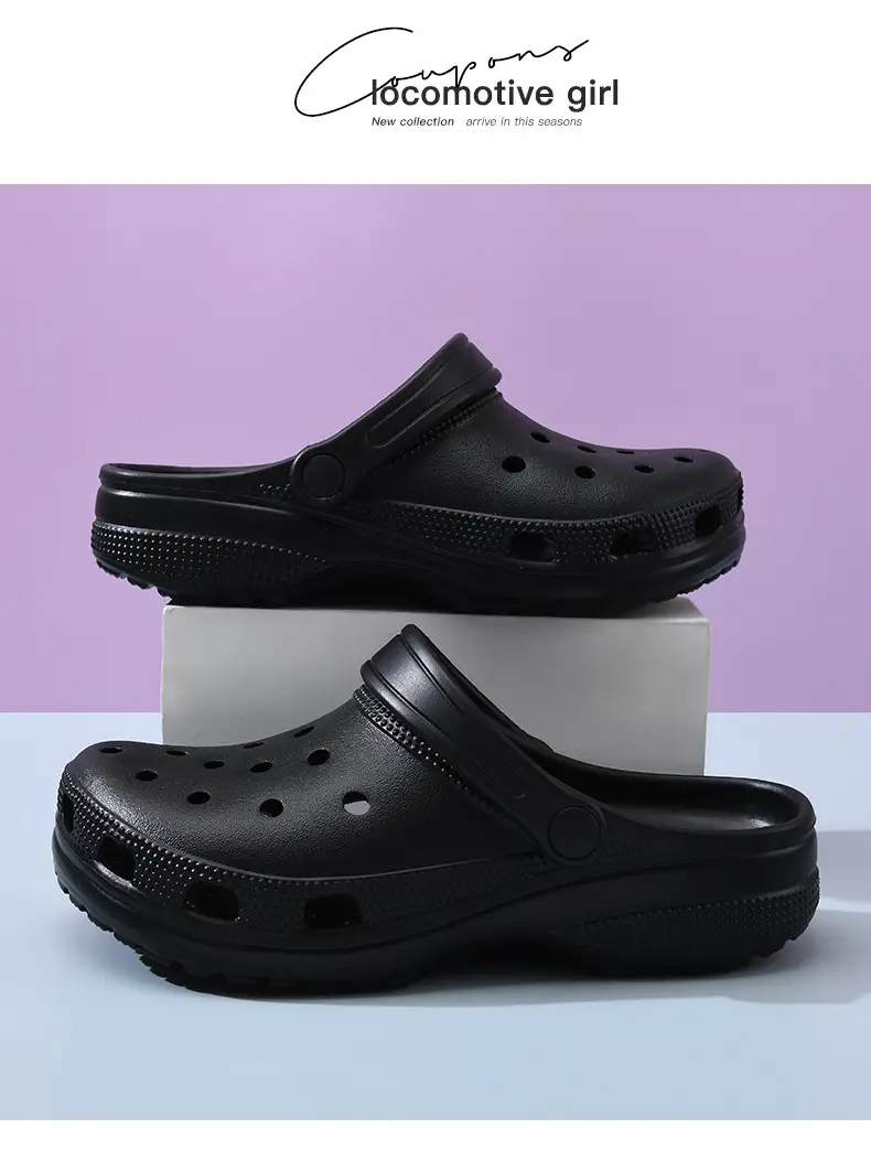 Unlabeled Star Summer Eva Casual Croc Shoes Women's Anti-Slip Outer Slippers Increased Deodorant Outdoor Couple Sandals — feature 21
